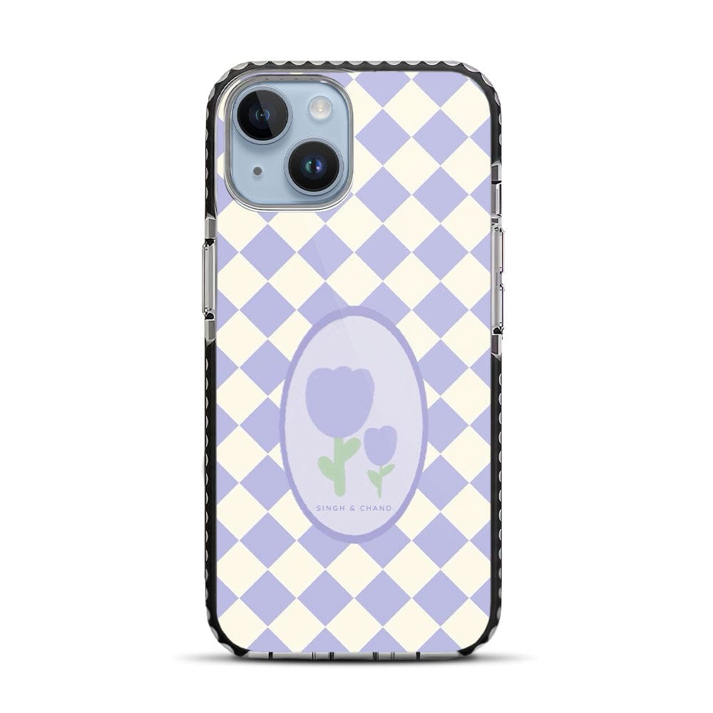 Checkered Bloom iPhone 14 Stride Phone Case-Stride