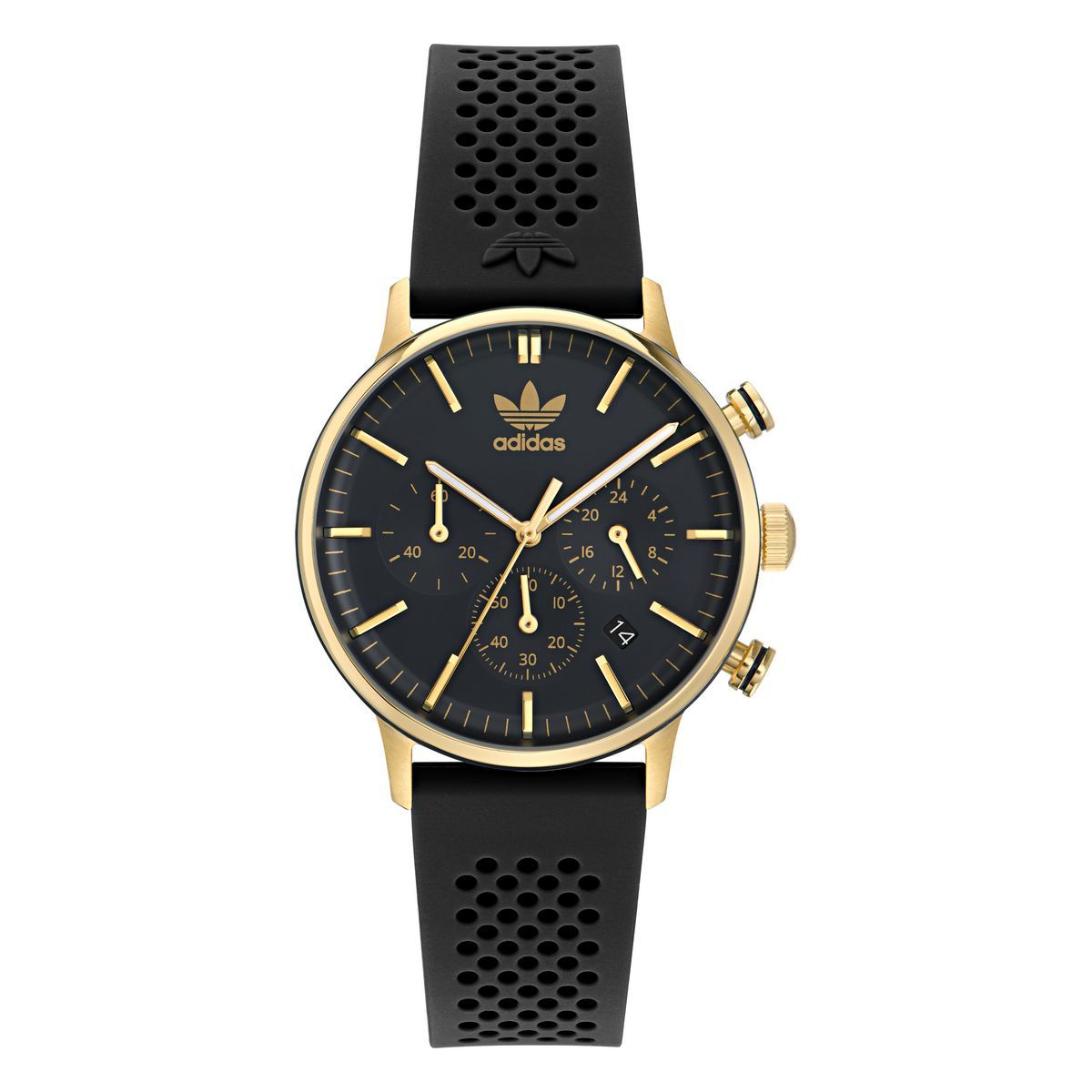 Adidas Originals Black Dial Unisex Analog Watch - AOSY23521-Black