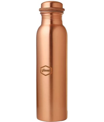 Gluman Natura Pure Copper Brown Water Bottle 950 mL ( Set of 1 )