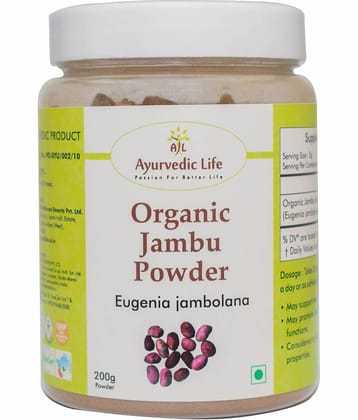 Ayurvedic Life Organic Jambu Beej Powder 200 Gm Pack of 1