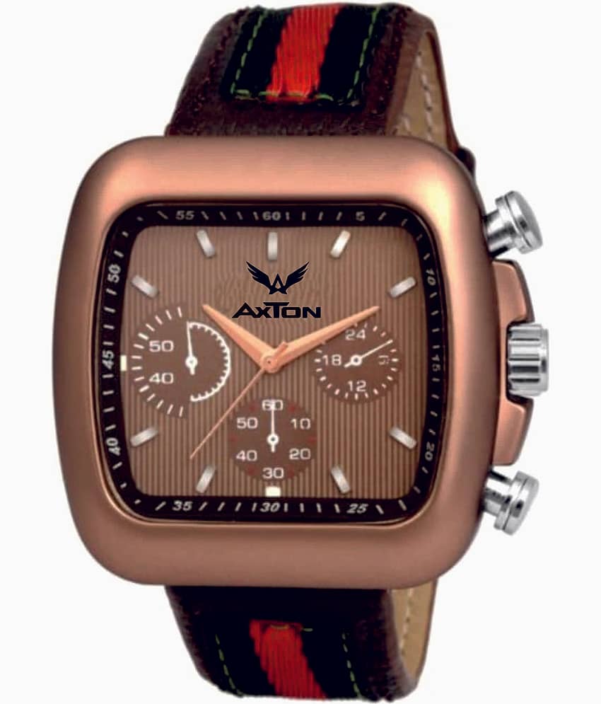 Axton Brown Resin Analog Men's Watch