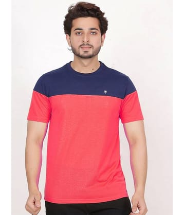 RELANE Pack of 1 Cotton Blend Regular Fit Men's T-Shirt ( Maroon )
