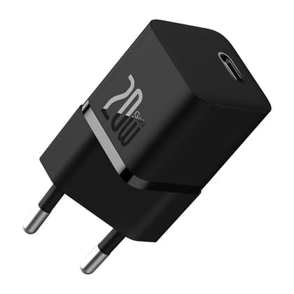 Baseus GaN5 Fast Charger(mini) 1C 20W EU Black-Black