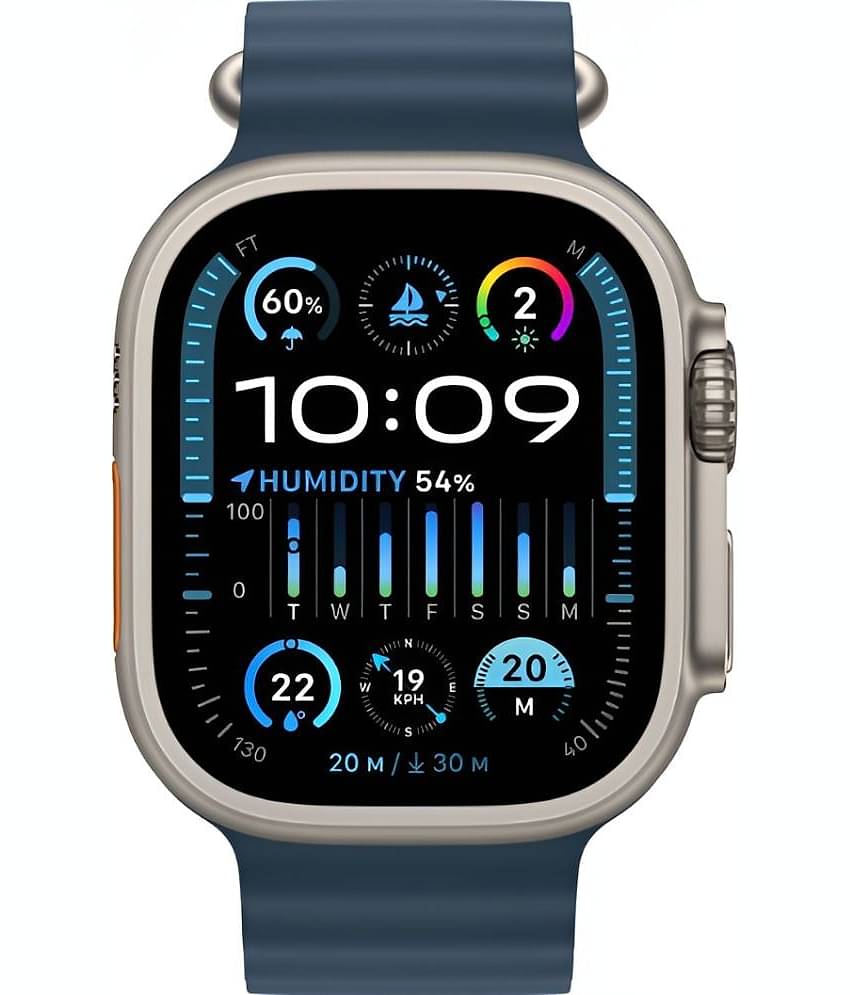 COREGENIX Series Ultra Max with Touch Control Navy Blue Smart Watch