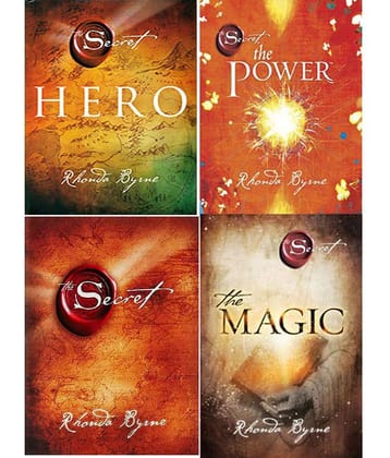 (Combo of 4 books )  The Secret, Magic, Hero & Power By Rhonda Byrne  ( English) Paperback