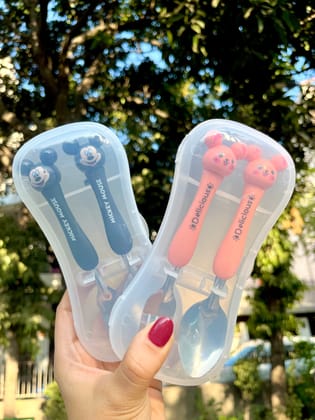Animal Cutlery Set-Pink