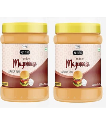 AGRI CLUB Tandoori Mayonnaise (200x2) Sauce 400 g Pack of 2