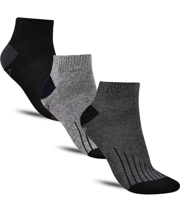 Dollar - Cotton Men's Solid Multicolor Ankle Length Socks ( Pack of 3 )