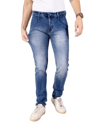 DENIM CHINOS STRETCH <BR> Vector - mid blue-30
