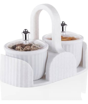 Analog Kitchenware Dry Fruit/Masala/Dal Plastic White Pickle Container ( Set of 1 )