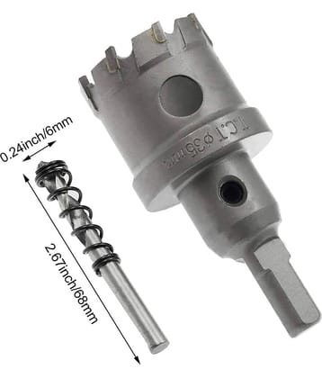 LXMI 35mm TCT Core Drill Bit – Carbide Hole Saw for Stainless Steel, Mild Steel, Cast Iron, Aluminium & Metals – Industrial Drill Cutter – Choice of Sizes 35