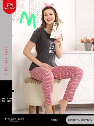 Natraj collection night ware for Women M