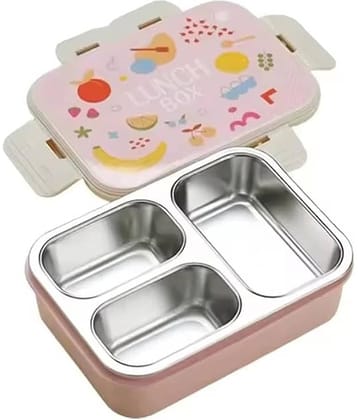 analog kichenware Kids/School/Office Stainless Steel Lunch Box 1 - Container ( Pack of 1 )