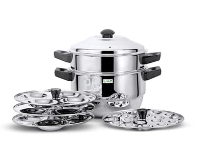 LLM Stainless Steel Multi Purpose Steamer and  Idli Maker 2 Litre