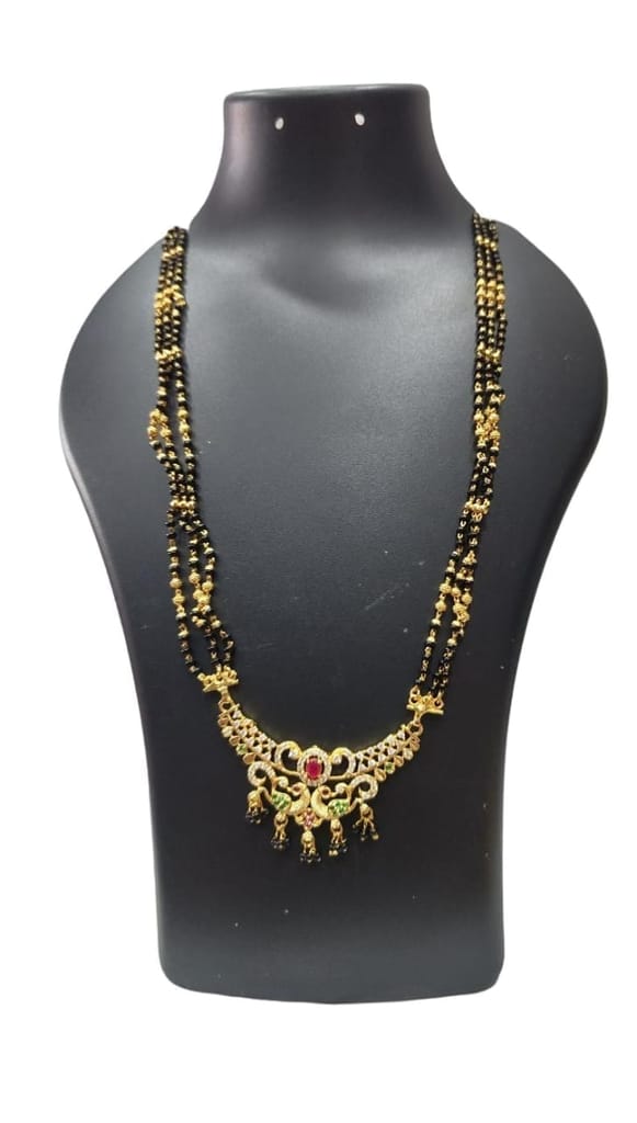 Gold Plated Traditional Long Mangalsutra for Women