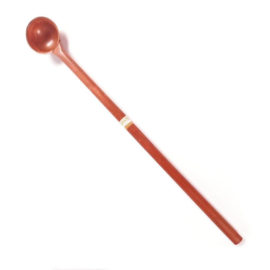 MAYAPURI Pure Copper Ghee Havan Spoon, Home Hata | Copper Havan Chamach (10 inches) - Pooja Needs | Buy online on ZillyBuy