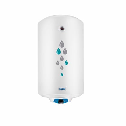 Water Heater 50 Litre 2000W 8 Bar Pressure Glasslined Element and Tank, Temperature control (7056)