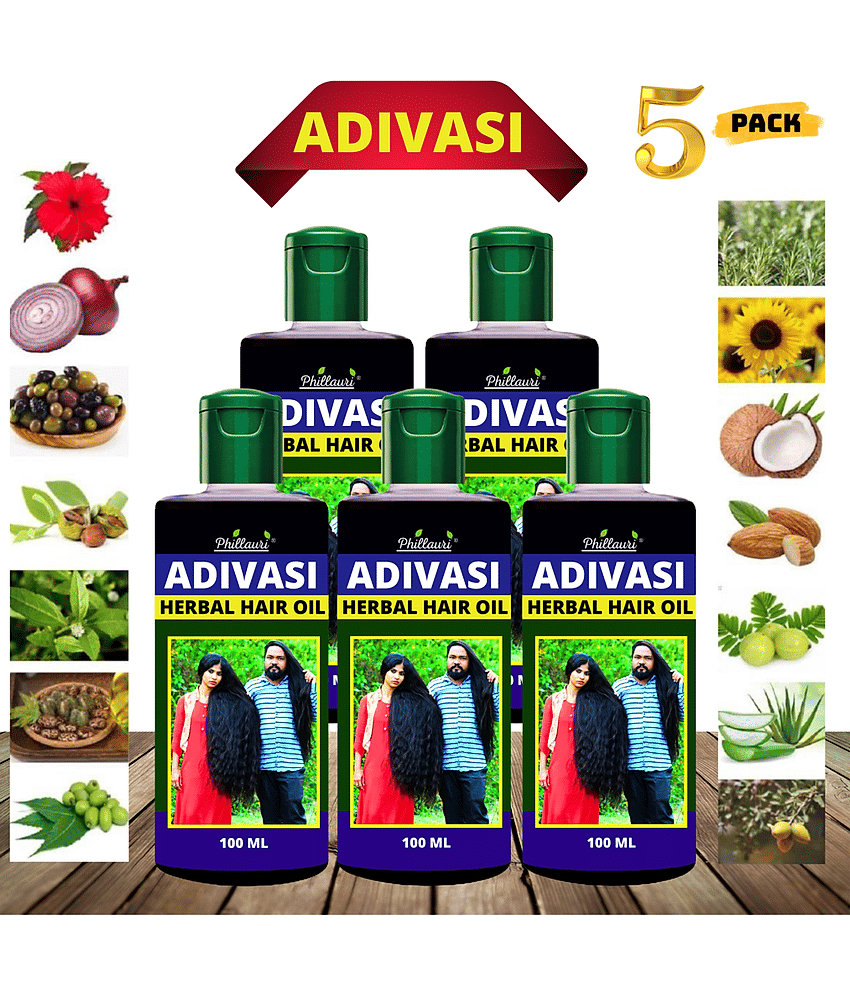 Phillauri - Anti Hair Fall Bhringraj Oil 500 ml ( Pack of 5 )