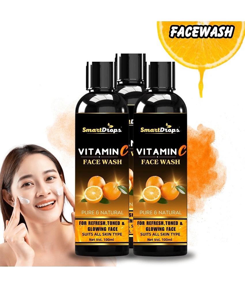Smartdrops - Refreshing Face Wash For All Skin Type ( Pack of 3 )