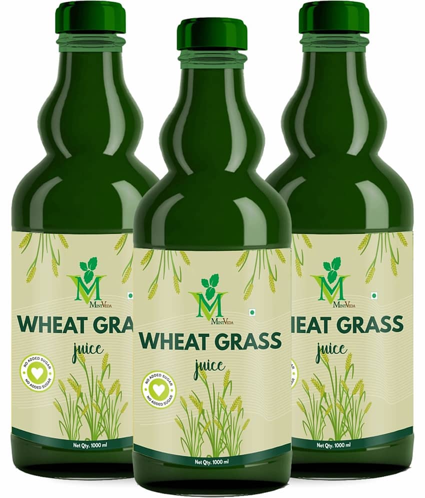 Wheat Grass sugar free Juice Pack of 3 - 1000ml