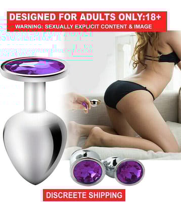 Stainless Steel Diamond Anal Bu-tt Plug For All Day Use And Kegel Exercise | Anal Toys For Men And Women