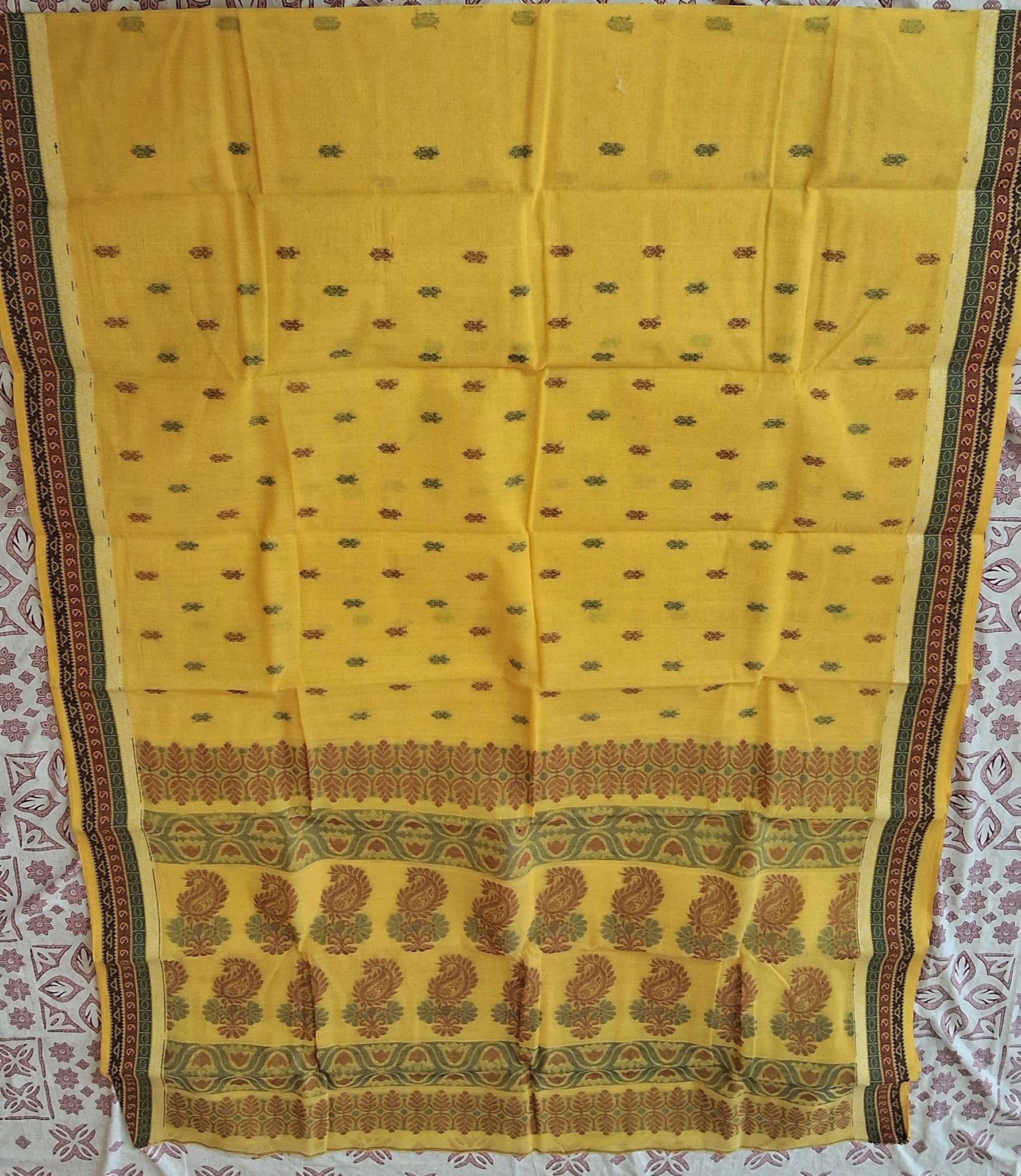 Bengal Cotton Traditional Tangail Saree