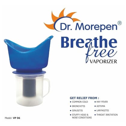 Dr. Morepen VP06 Breathe Free Vaporizer (Blue)