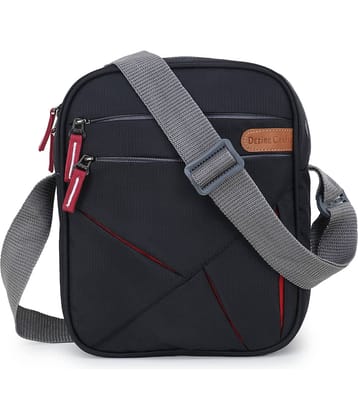 Dezire Crafts Black Solid Messenger Bag