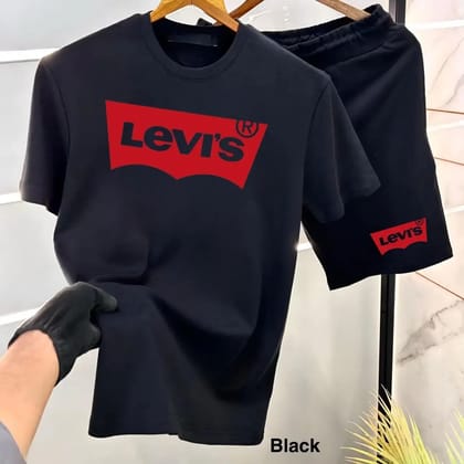 Levi's Tshirt Set (  SIZE : L , COLOR BLACK  )