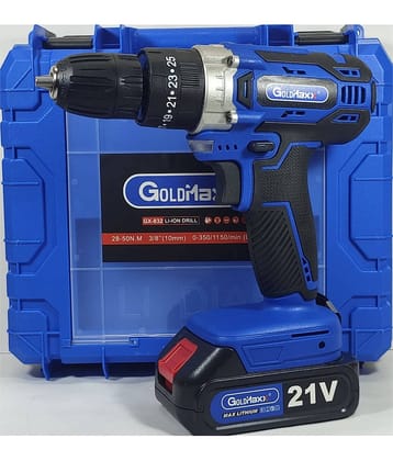 GOLDMAXX - 21 volts 10mm Cordless Drill Machine