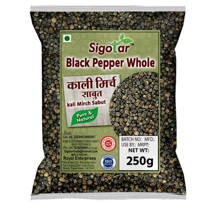 Black Pepper Whole (Kali Mirch Sabut), Pure & Natural, Black Pepper Whole (Kali Mirch Sabut), Pure & Natural,