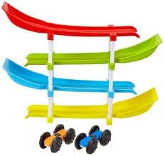 The New JoyMates 4 Ramp & 2 Cars Ramp Racer up The Excitement : Racer Ramp Car Toy for Boys and Girls - Birthday Gift for Thrilling Racing Fun.