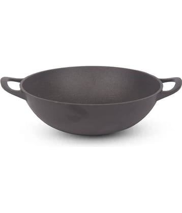 The Indus Valley - Cast Iron Shallow Kadhai 5 mm ( 2.5 ) L