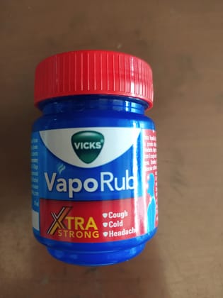 Vicks Vaporub Cough Xtra cold Strong headache 