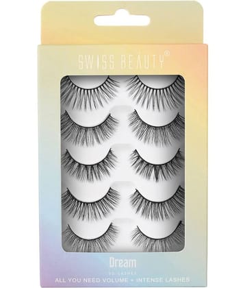 Swiss Beauty 3D-Lashes - (Dream, Set of 5)