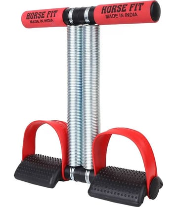 HORSE FIT Tummy Trimmer - Ultimate Abs Exerciser for Men and Women | Double Spring Waist Trimmers for Abdominal Workout and Core Strengthening | Home and Gym Fitness Equipment (Multi color)