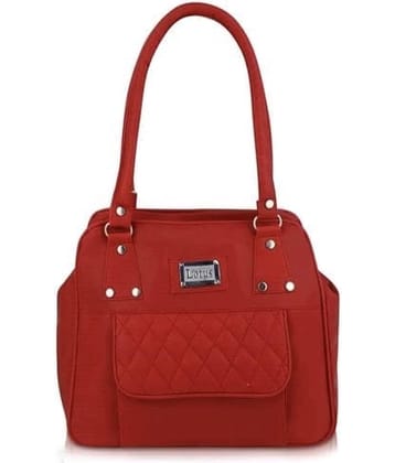 The monaina crapt Shoulder Bag PU Set of 1 ( Red )