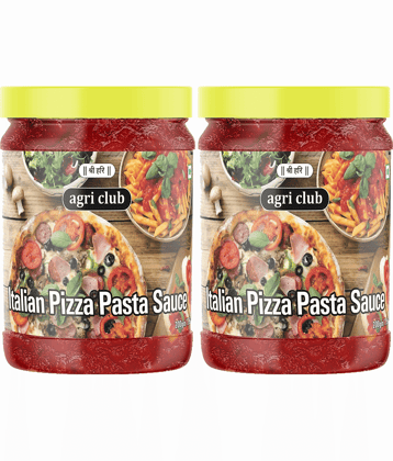 AGRI CLUB Italian Pizza Pasta Sauce 400 g Pack of 2