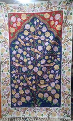 Kashmari Embroidery  wall hanging Show piece 3*6 feet