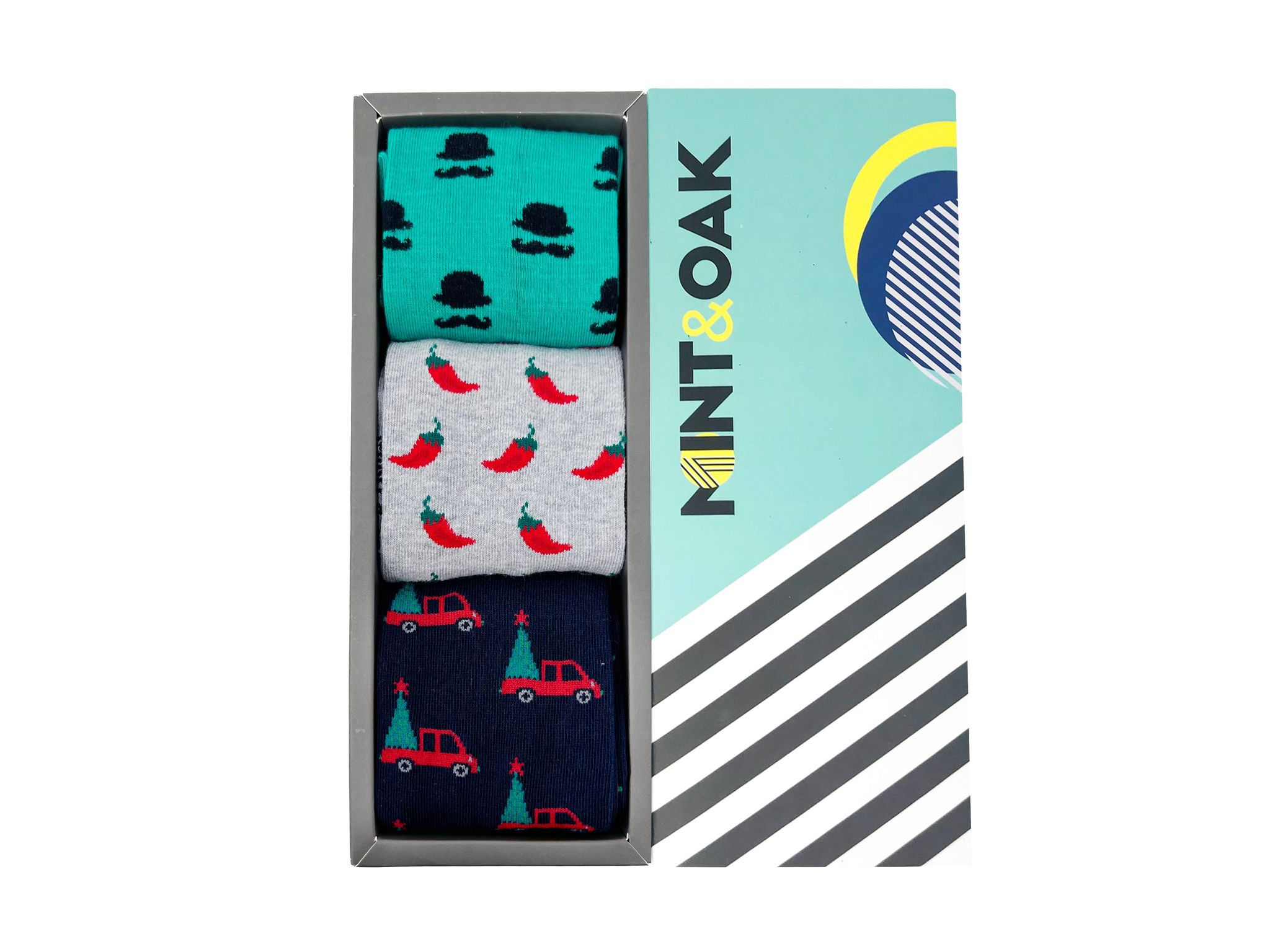 Snuggle Squad Set-of-3 Crew Socks for Men