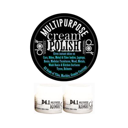 DOT Hard Water Marks & Salt Stain Removers - Strong Acid stain solutions (Cream Polish Combo)