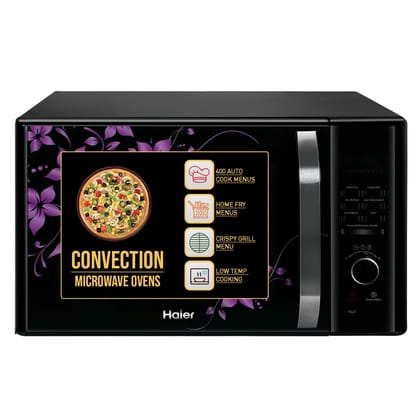 Haier 30L Convection Microwave Oven (HIL3001CBSH, Black, Crispy Grill) Haier 30L Convection Microwave Oven (HIL3001CBSH, Black, Crispy Grill) - Black / 30L