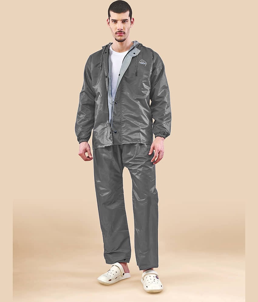 lux venus Grey Polyester Men's Rain Suit ( Pack of 1 )