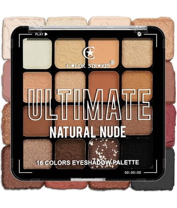 Adbeni Matte & Shimmery 16 Color Eyeshadow Palette 16gm | (Shade-02)