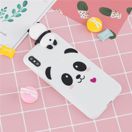 Cute 3D Panda Case-iPhone XS Max