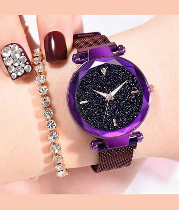 Trex Purple Metal Analog Womens Watch