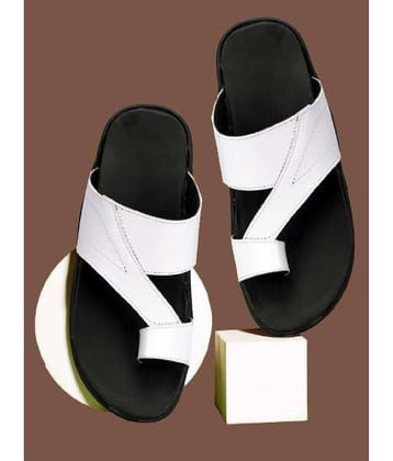 Buxton - White Men's Sandals