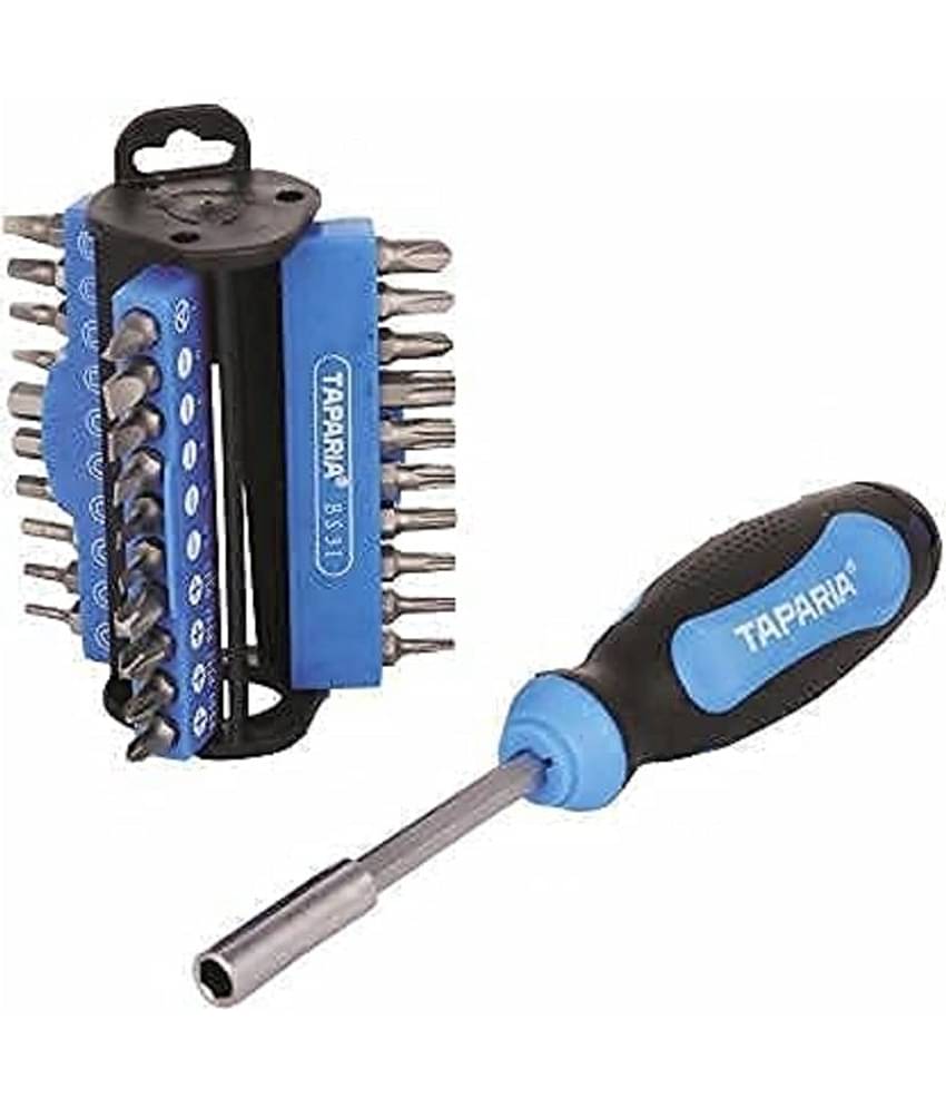 Taparia BS31 Steel Bit Screw Driver Set (Multicolour, 31-Pieces)