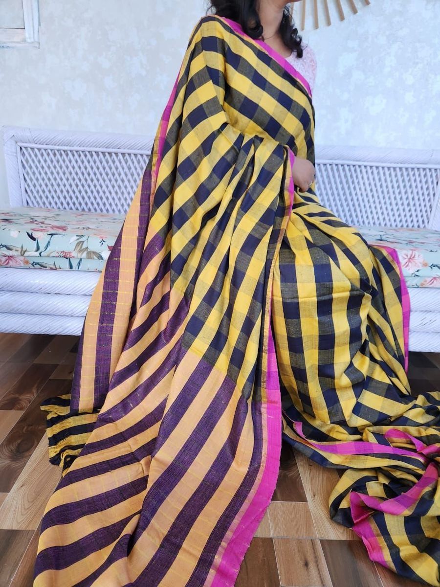 Handwoven Cotton Saree