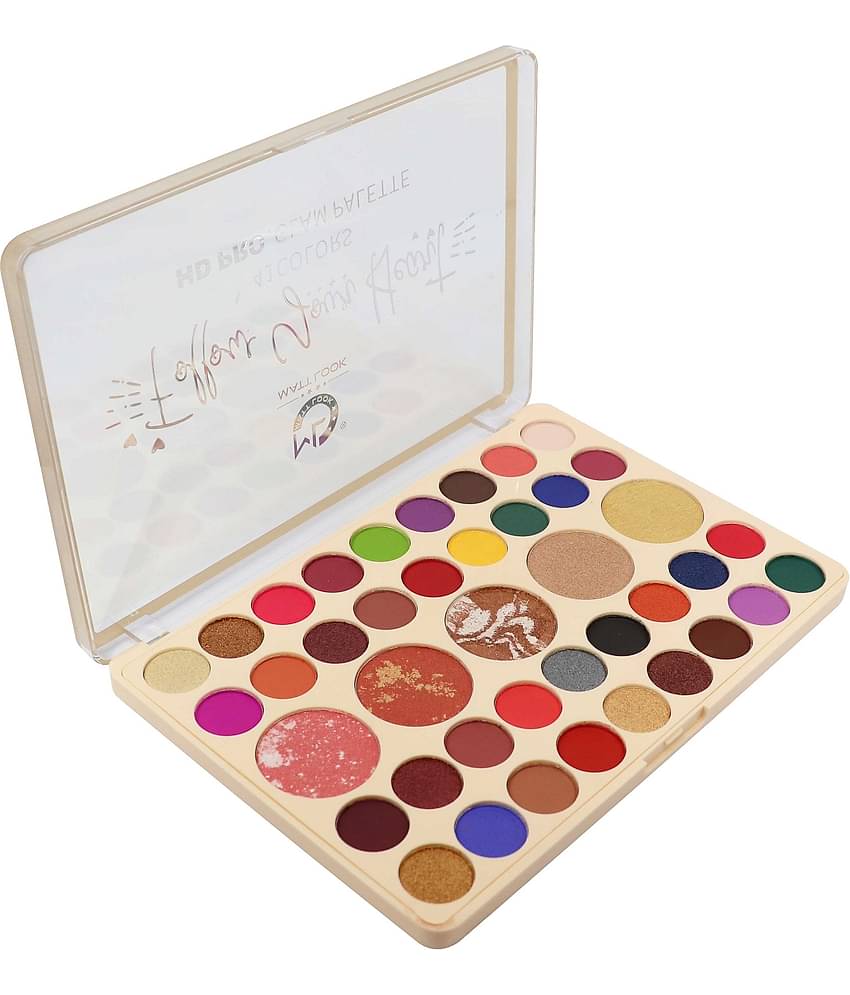 Mattlook 41 Eyeshadow| Highilighter|Blush, Multicolor Palette-01 (41.6gm)